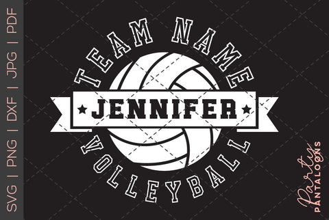 Volleyball SVG | Volleyball Template 0011 | Volleyball Shirt SVG Partypantaloons 