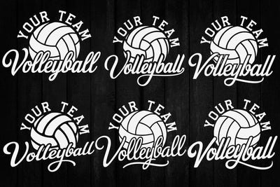 Volleyball Team Name Template Svg, Volleyball Customize Svg, Volleyball Mascot Svg, Team Logo Template, Volleyball Mom Svg, School Mascot Svg SVG DesignDestine 