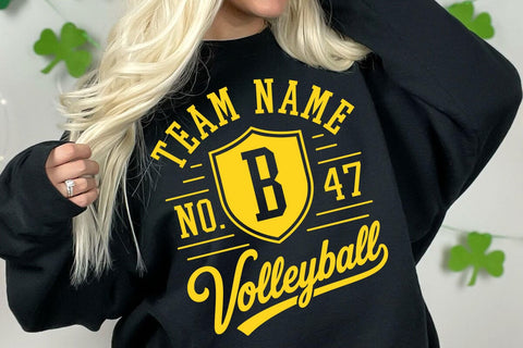 Volleyball Team Svg, Personalized Name Svg, Custom Volleyball Svg SVG DesignDestine 