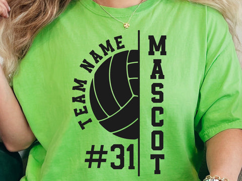 Volleyball Team SVG, Personalized Template Svg, Custom Svg Design, Custom Volleyball Svg SVG DesignDestine 