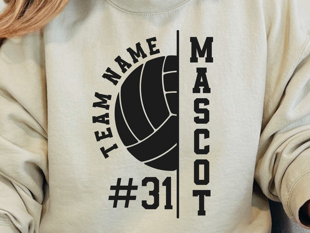 Volleyball Team SVG, Personalized Template Svg, Custom Svg Design, Custom Volleyball Svg SVG DesignDestine 