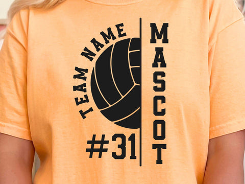 Volleyball Team SVG, Personalized Template Svg, Custom Svg Design, Custom Volleyball Svg SVG DesignDestine 