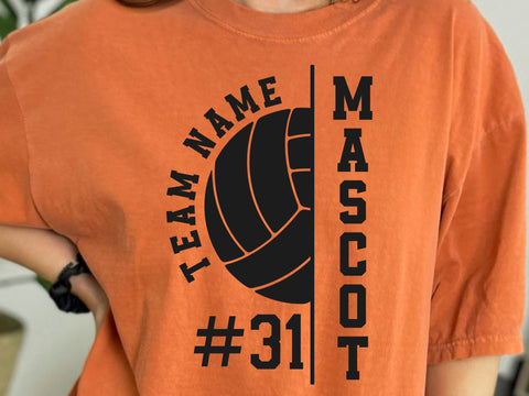 Volleyball Team SVG, Personalized Template Svg, Custom Svg Design, Custom Volleyball Svg SVG DesignDestine 