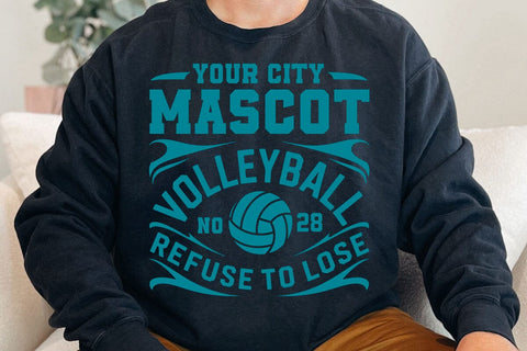 Volleyball Team SVG, Shirt Design Template SVG DesignDestine 