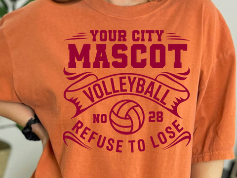 Volleyball Team SVG, Shirt Design Template SVG DesignDestine 