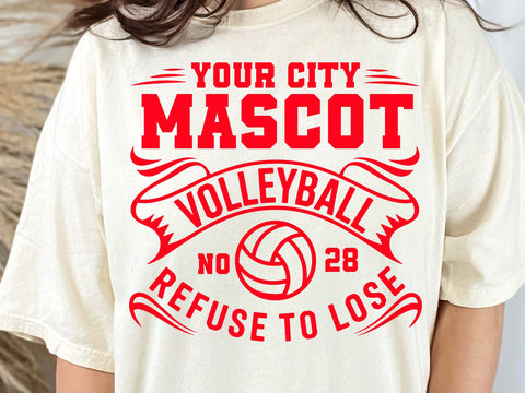 Volleyball Team SVG, Shirt Design Template SVG DesignDestine 