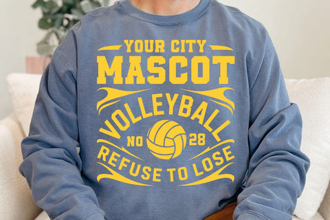 Volleyball Team SVG, Shirt Design Template SVG DesignDestine 