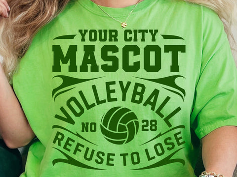 Volleyball Team SVG, Shirt Design Template SVG DesignDestine 