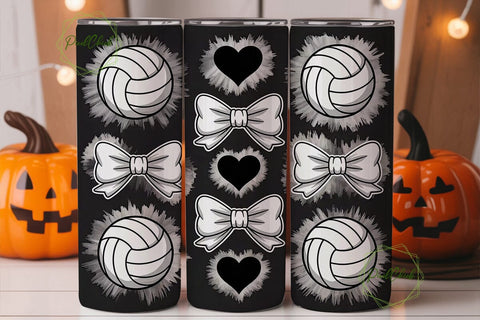 Volleyball Tumbler Wrap Sublimation PixelChick 