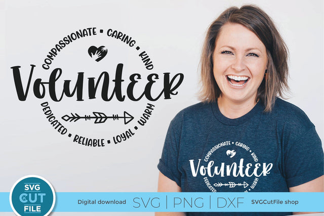 Volunteer svg, a Volunteer worker svg SVG SVG Cut File 