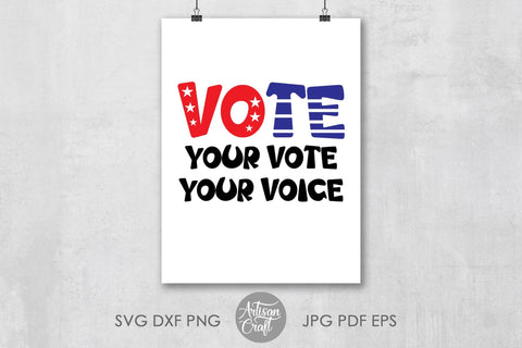 Vote PNG, American election, USA election SVG Artisan Craft SVG 