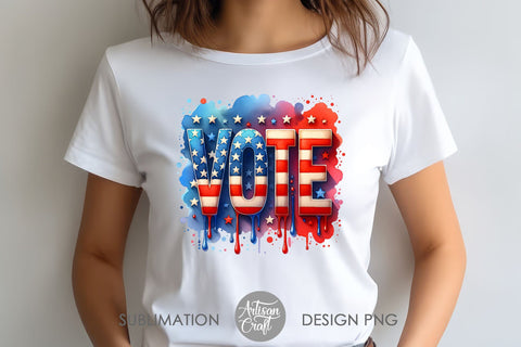 Vote sublimation PNG, USA election Sublimation Artisan Craft SVG 