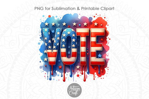 Vote sublimation PNG, USA election Sublimation Artisan Craft SVG 