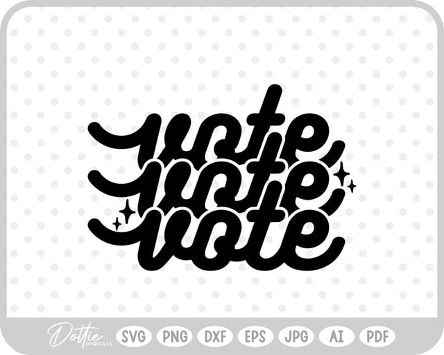 Voting Vote Election SVG DottieDigitals 