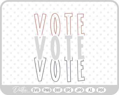Voting Vote Election SVG DottieDigitals 