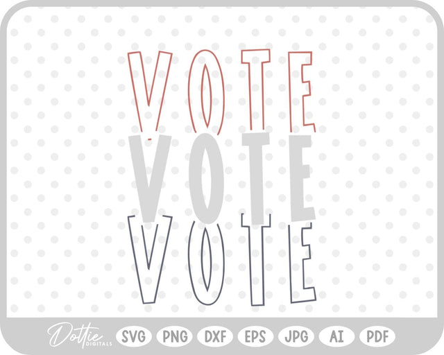 Voting Vote Election SVG DottieDigitals 
