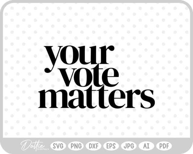 Voting Vote Election SVG DottieDigitals 