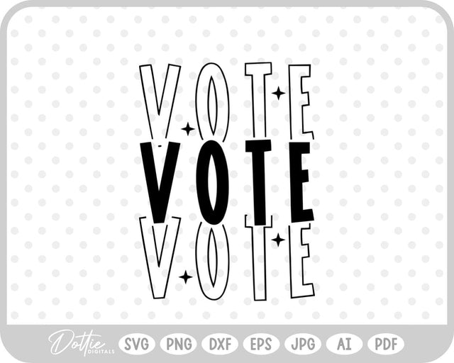 Voting Vote Election SVG DottieDigitals 