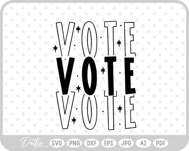 Voting Vote Election SVG DottieDigitals 