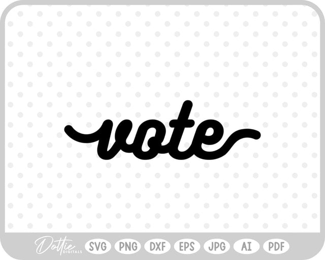 Voting Vote Election SVG DottieDigitals 