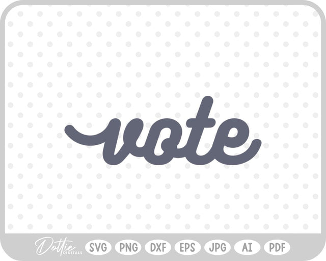 Voting Vote Election SVG DottieDigitals 