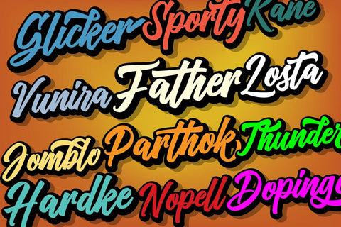 Vriegbe Script Typeface Font Fadeline Std. 