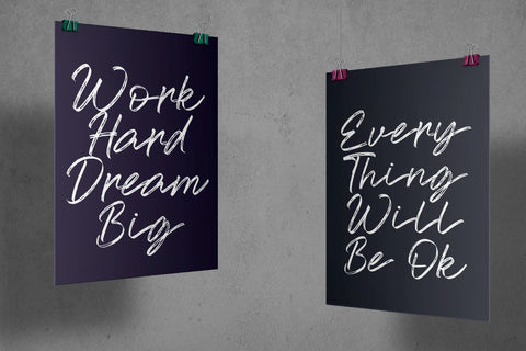 Wadgres - Script Brush Font Font Irvan Randi 