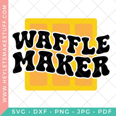 Waffle Maker SVG Hey Let's Make Stuff 