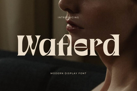 Waflerd - Modern Display Font Font Letterena Studios 