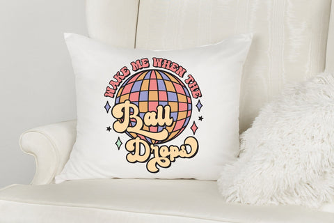 Wake Me when the Ball Drops Retro Sublimation Sublimation CraftLabSVG 