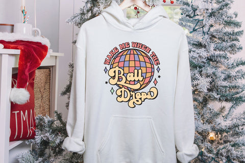 Wake Me when the Ball Drops Retro Sublimation Sublimation CraftLabSVG 