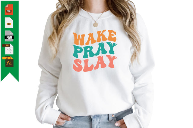 wake pray slay SVG Craftlabsvg24 