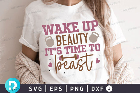 Wake up beauty its time Svg Design SVG Regulrcrative 