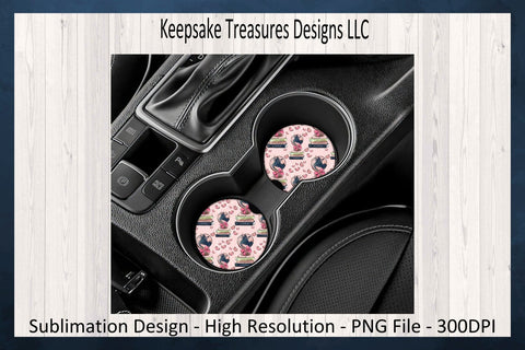 Wake Up Teach Kids Be Awesome 20oz Straight Tumbler Wrap, Matching Car Coaster, Sublimation Png Printable, Digital Download Sublimation Keepsake Treasures Designs LLC. 