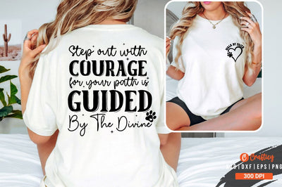 WALK BY FAITH Front and Back SVG T shirt Design SVG Designangry 