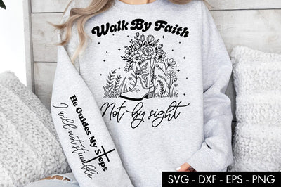 Walk by Faith Not by Sight SVG PNG Sublimation SVG Freeling Design House 