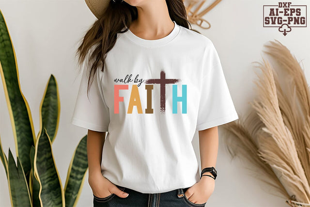 Walk By Faith Svg Cut Files Creative Art SVG CraftlabSvg55 
