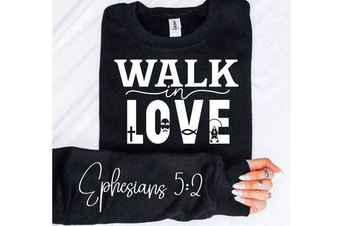 Walk In Love SVG Design SVG Regulrcrative 