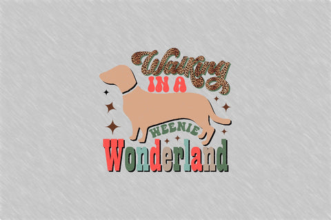 Walking in a Weenie Wonderland Sublimation SVGArt 