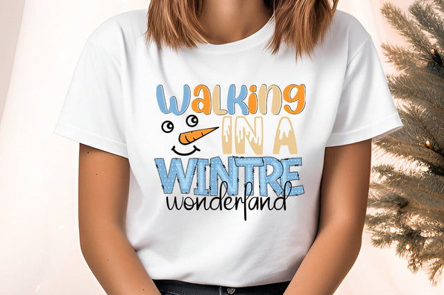 walking in a winter wonderland PNG Design Sublimation Designangry 