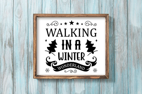 Walking in a winter wonderland SVG Design SVG Regulrcrative 