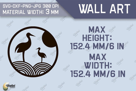 Wall Art Laser Cut Bundle. Home Decor Set Of 3 SVG Evgenyia Guschina 