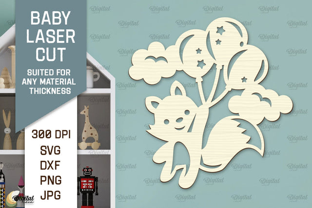 Wall Baby Room Decor Laser Cut. Baby Room Art SVG SVG Evgenyia Guschina 