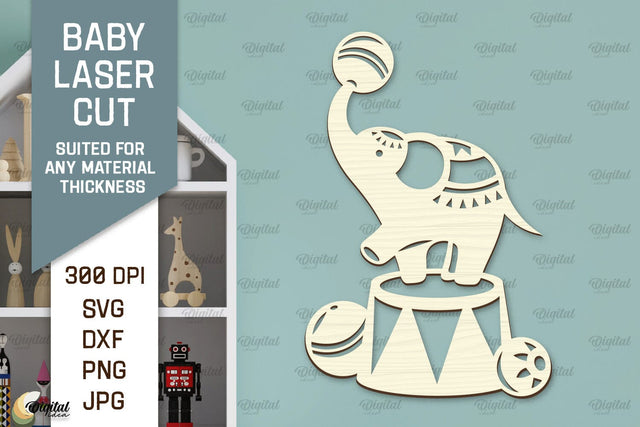 Wall Baby Room Decor Laser Cut. Baby Room Art SVG SVG Evgenyia Guschina 
