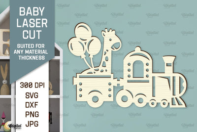 Wall Baby Room Decor Laser Cut. Baby Room Art SVG SVG Evgenyia Guschina 