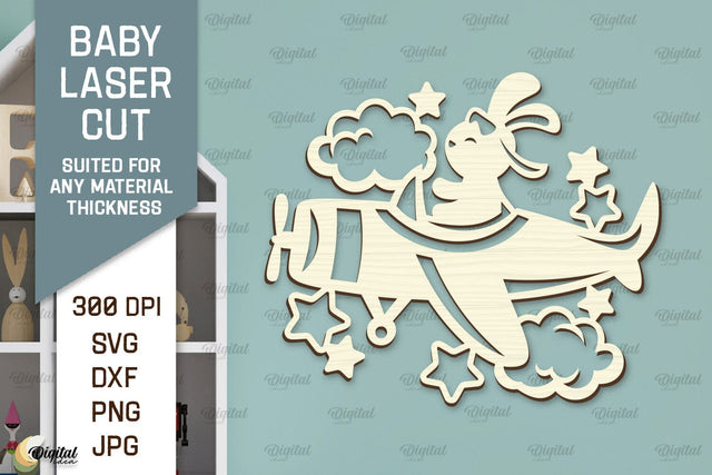 Wall Baby Room Decor Laser Cut. Baby Room Art SVG SVG Evgenyia Guschina 