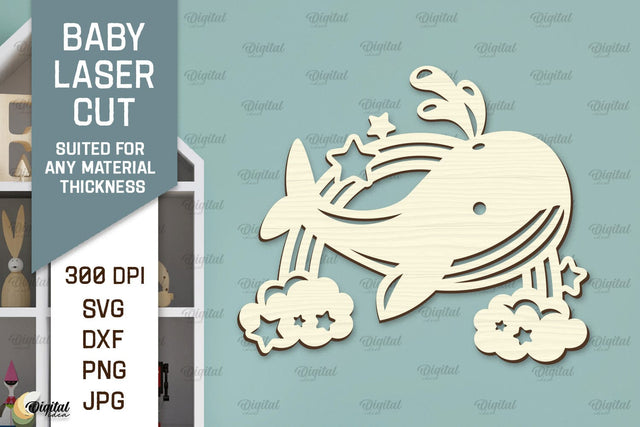 Wall Baby Room Decor Laser Cut. Baby Room Art SVG SVG Evgenyia Guschina 