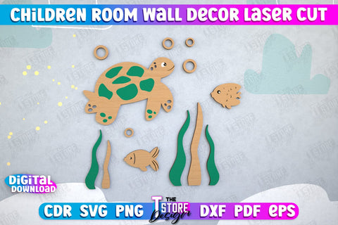 Wall Baby Room Decor Laser Cut | Nursery Wall Decor | Baby SVG SVG The T Store Design 