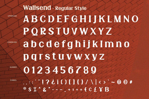 Wallsend - Display Font Font Alpaprana Studio 