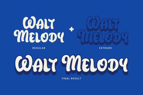 Walt Melody Font ahweproject 